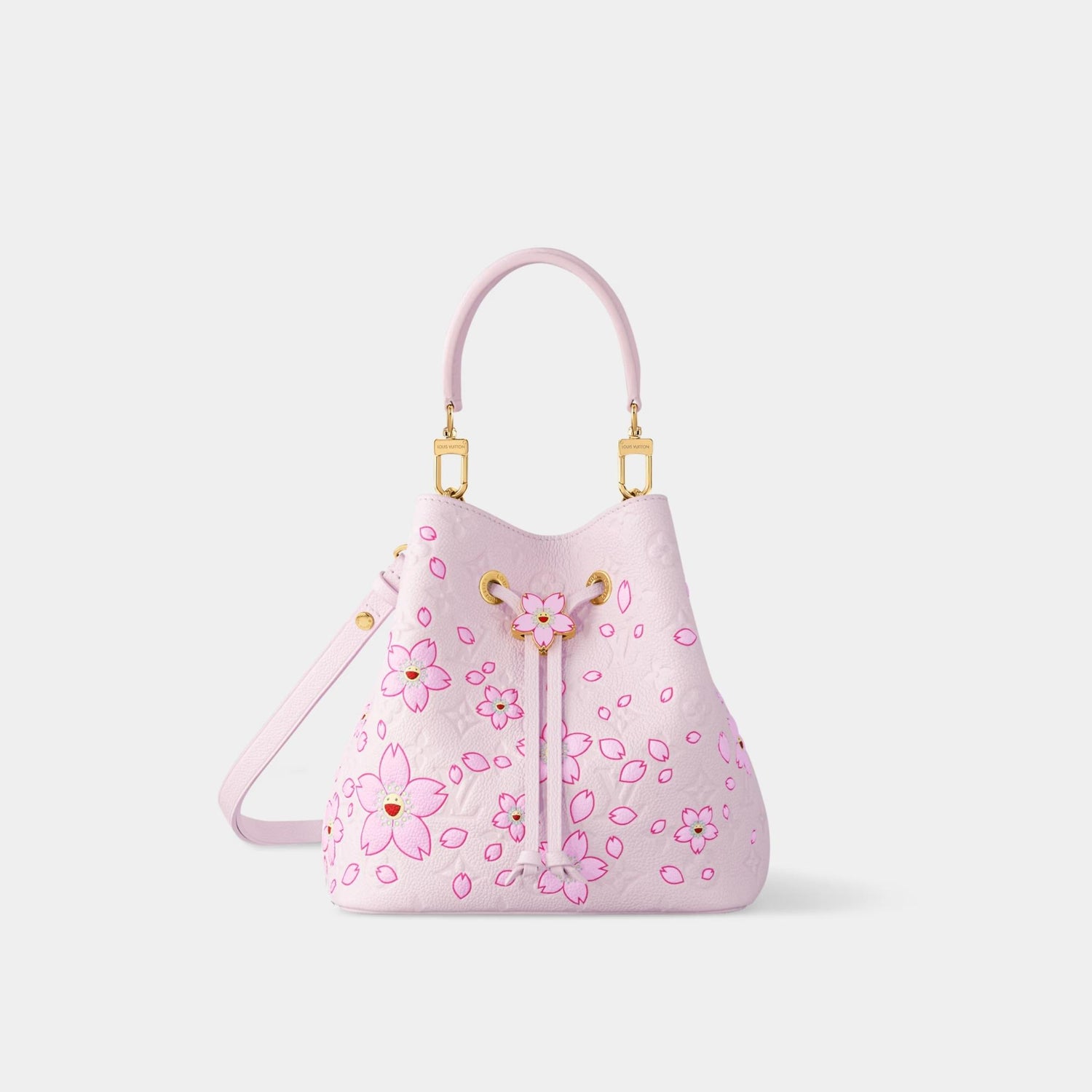 LV x TM NéoNoé BB Monogram Cherry Blossom Motif, Front