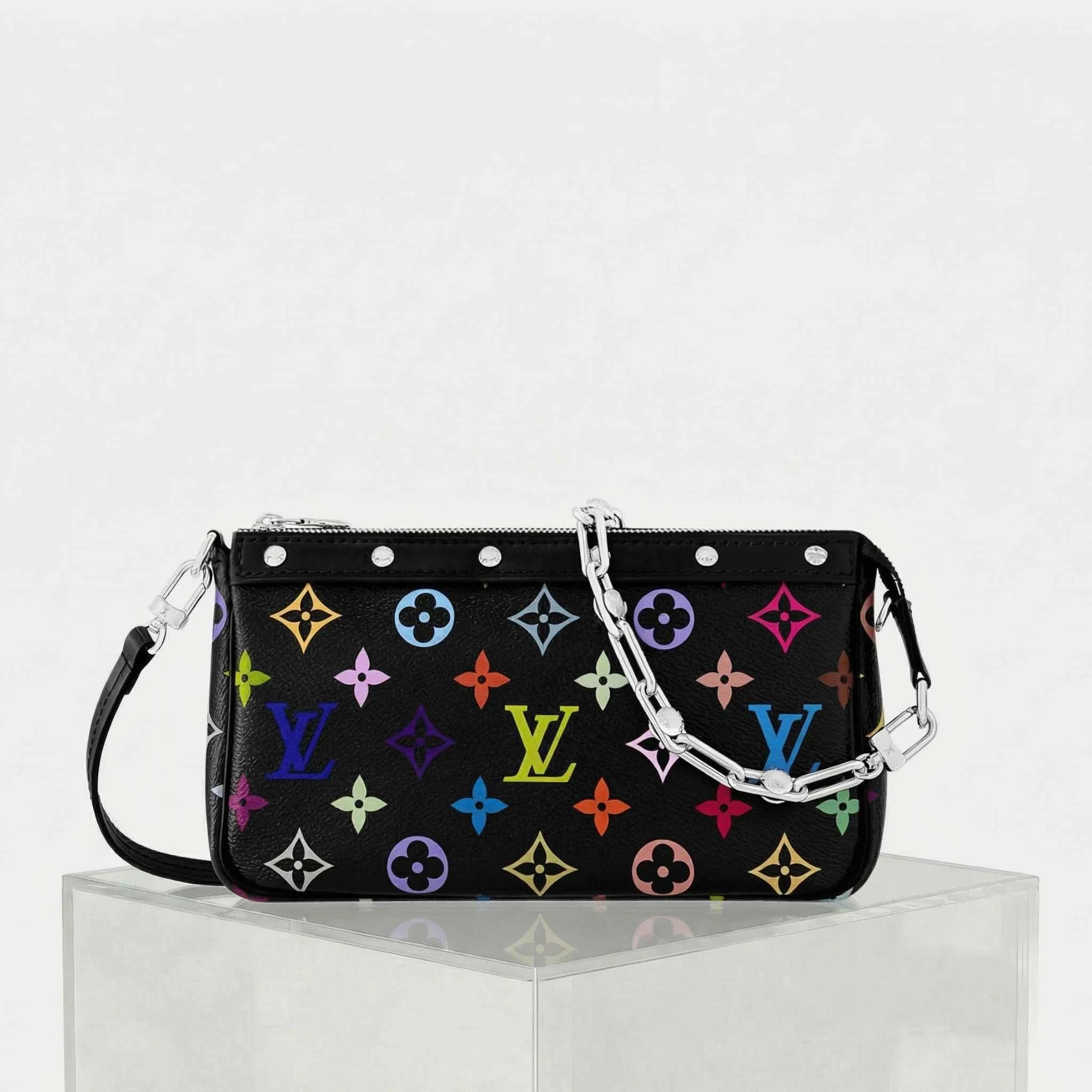 LV x TM Pochette Accessoires Autres Toiles Monogram, Noir, Front