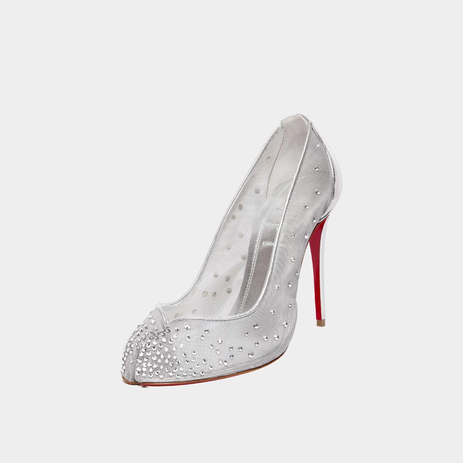 Bridiela Una Strass Pump Mesh with Calf Leather