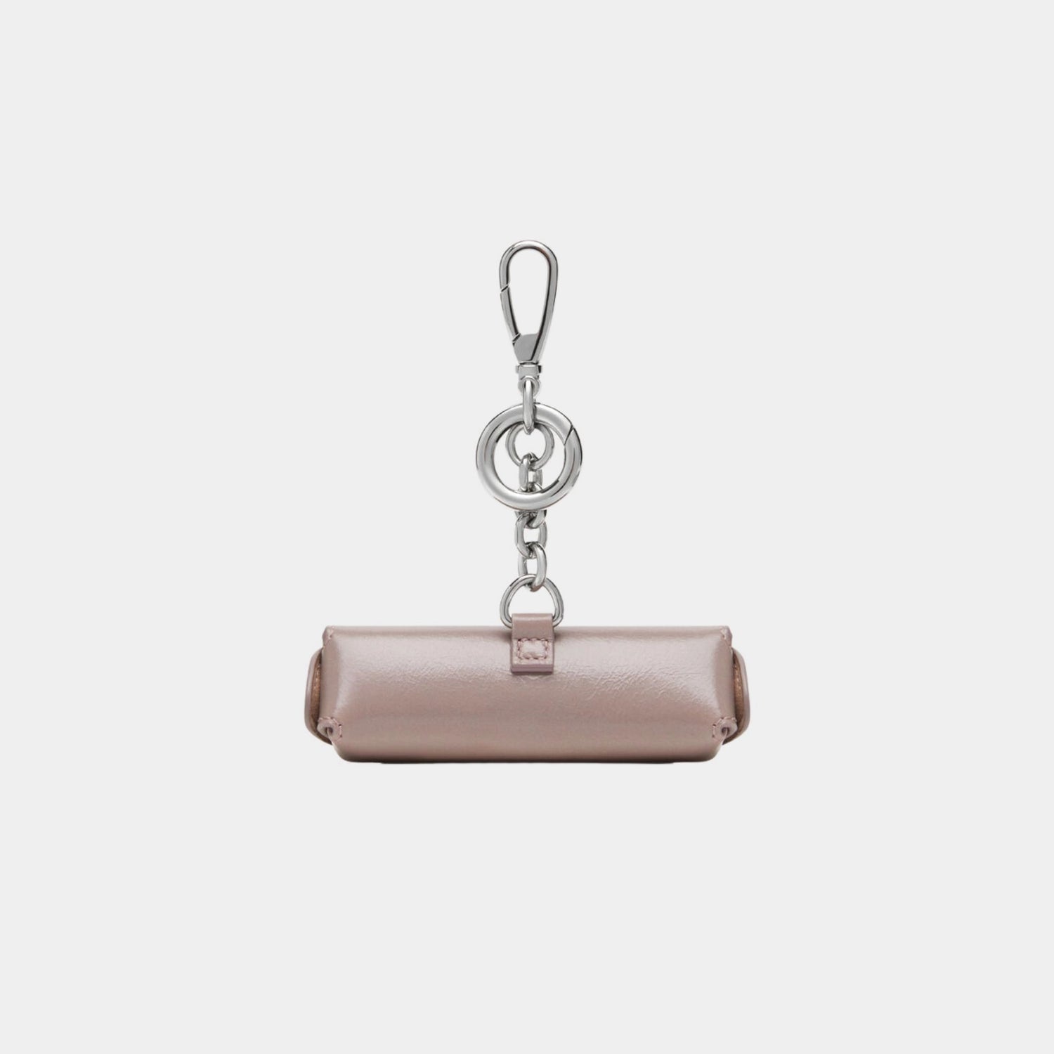 Maison Margiela Leather Lipstick Holder Charm, Pink , Back