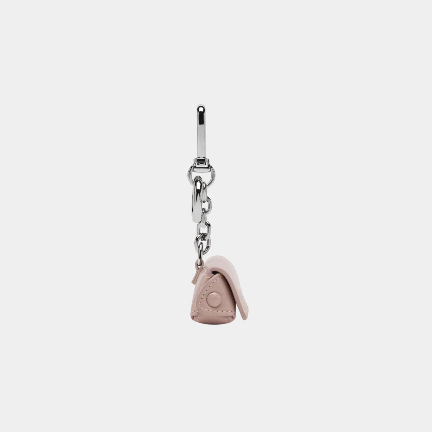 Maison Margiela Leather Lipstick Holder Charm, Pink , Side
