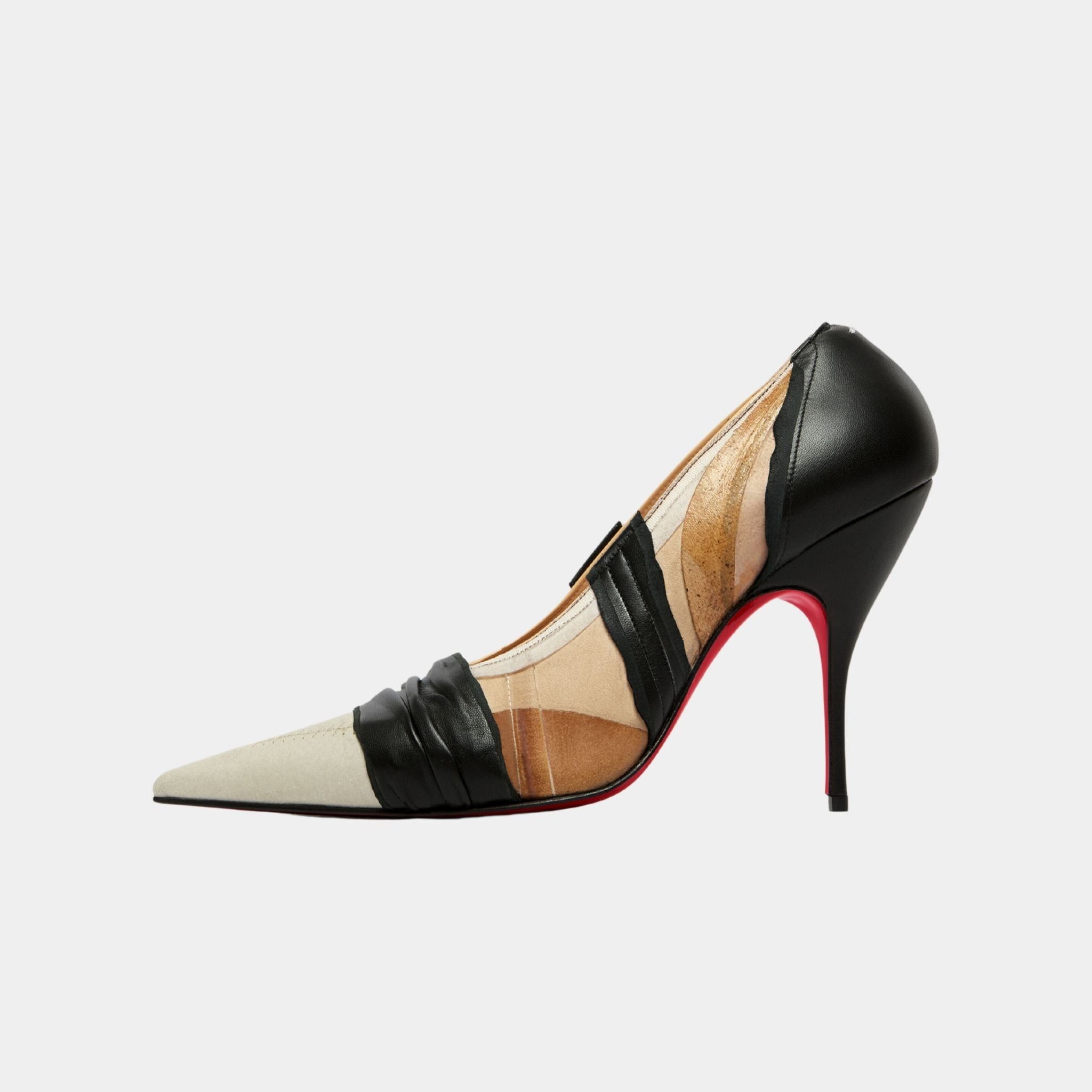 Maison Margiela Martinloula Pump in Nappa Leather, Side