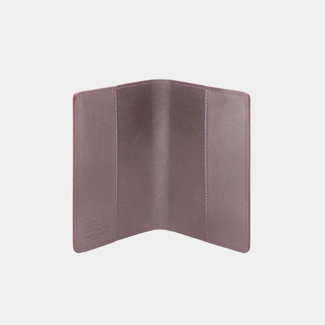 Maison Margiela Passport holder With Four Stitches, pink , Interior