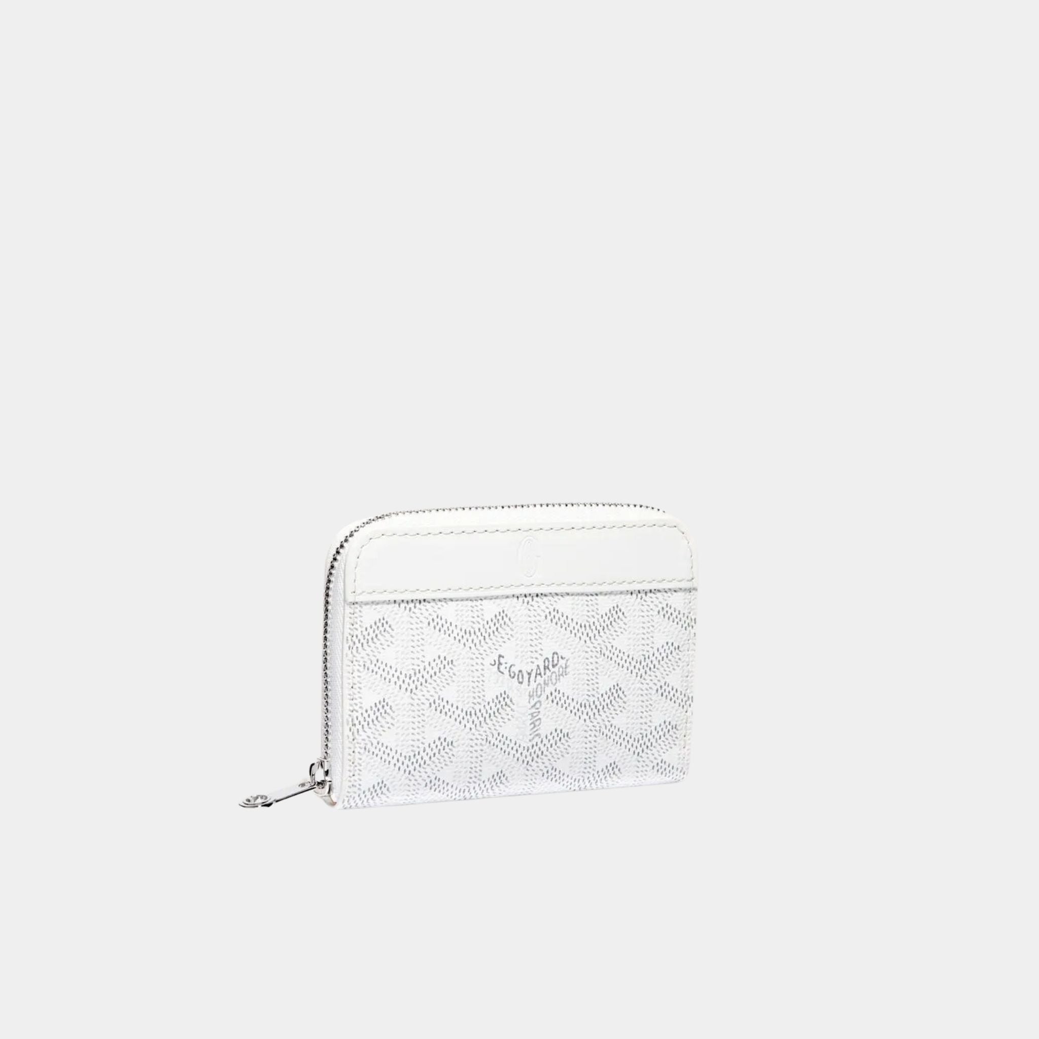Goyard Matignon Mini Wallet, White