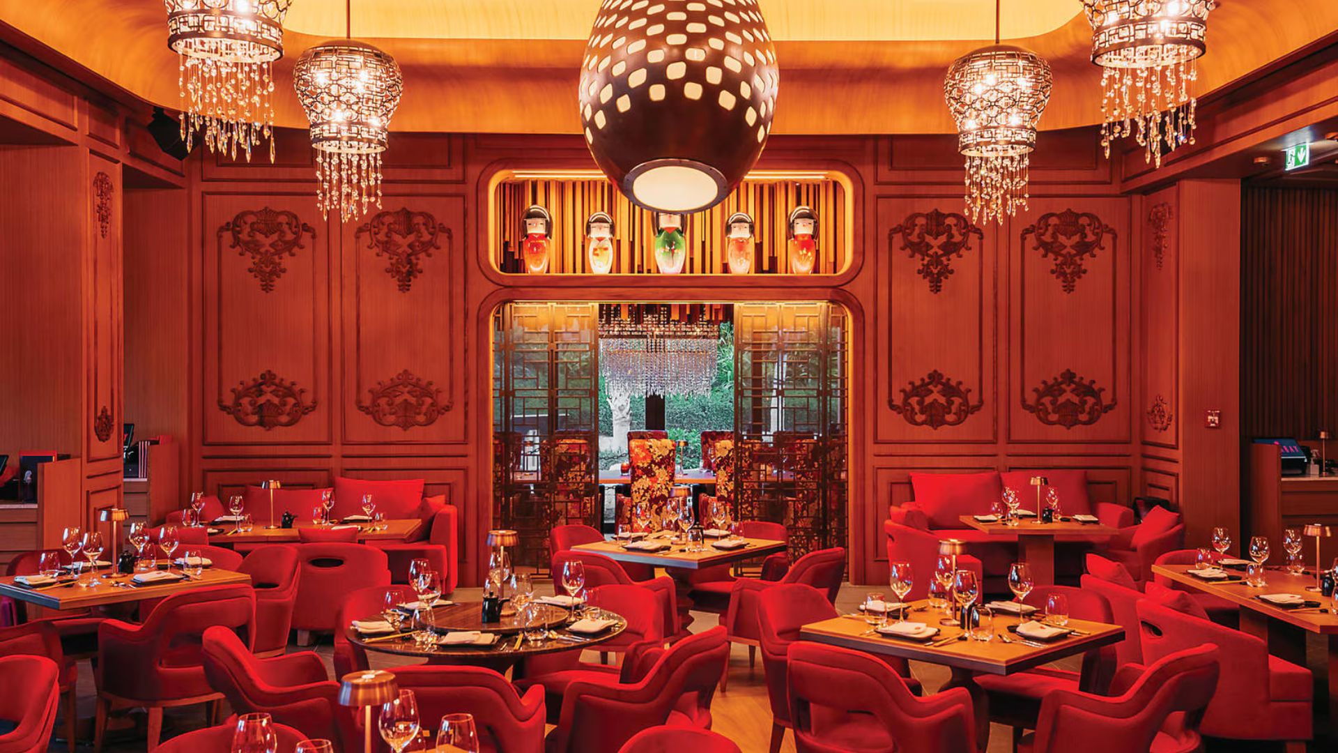 Mayabay Interior, Red, 