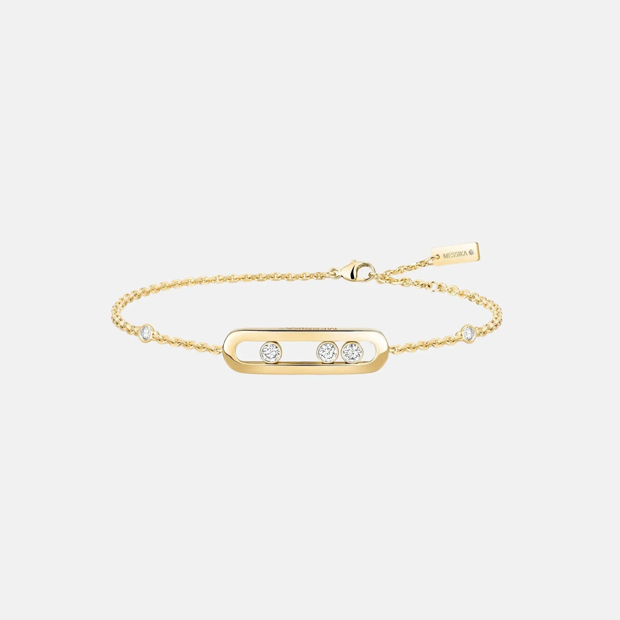 Baby Move Gold Diamond Bracelet
