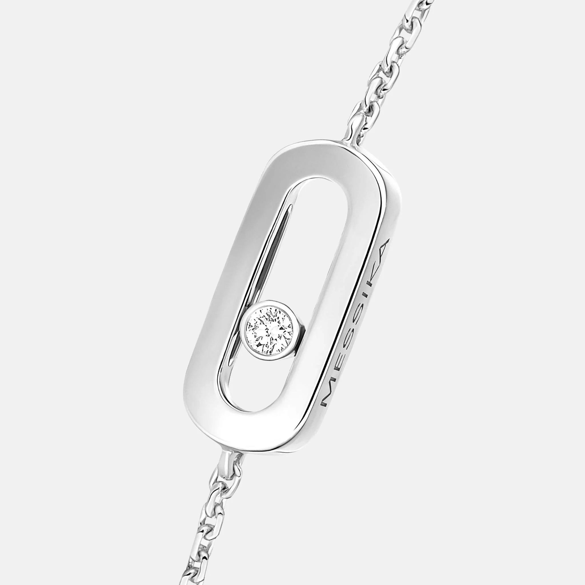 Messika Cares Diamond Bracelet, White Gold, Close
