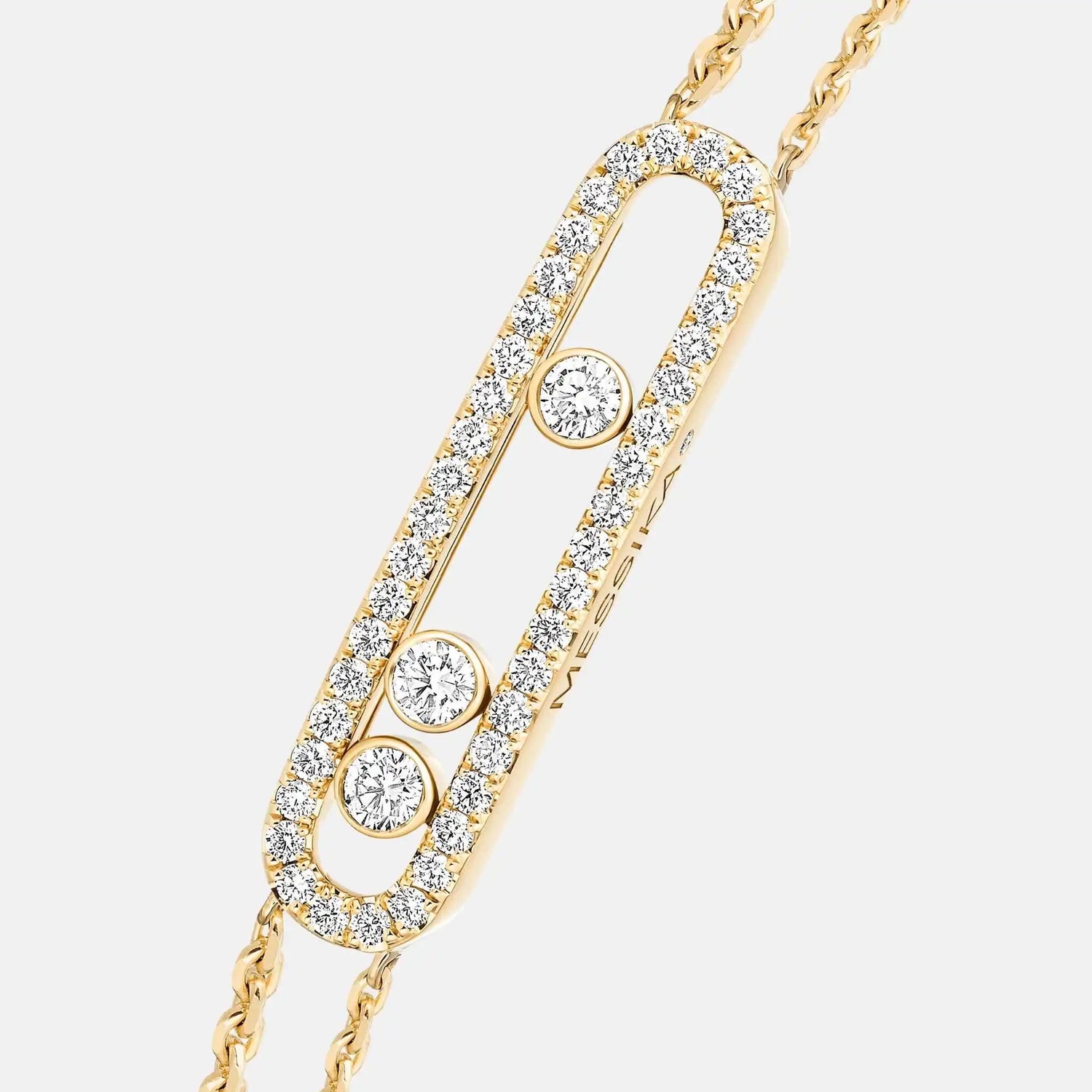 Move Classique Pave Gold Diamond Bracelet