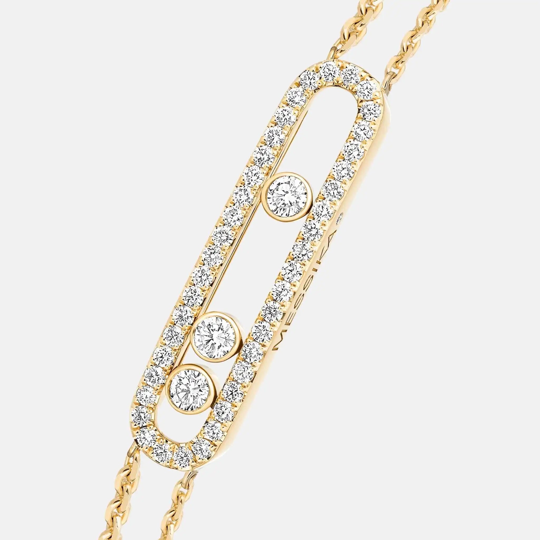 Move Classique Pave Gold Diamond Bracelet