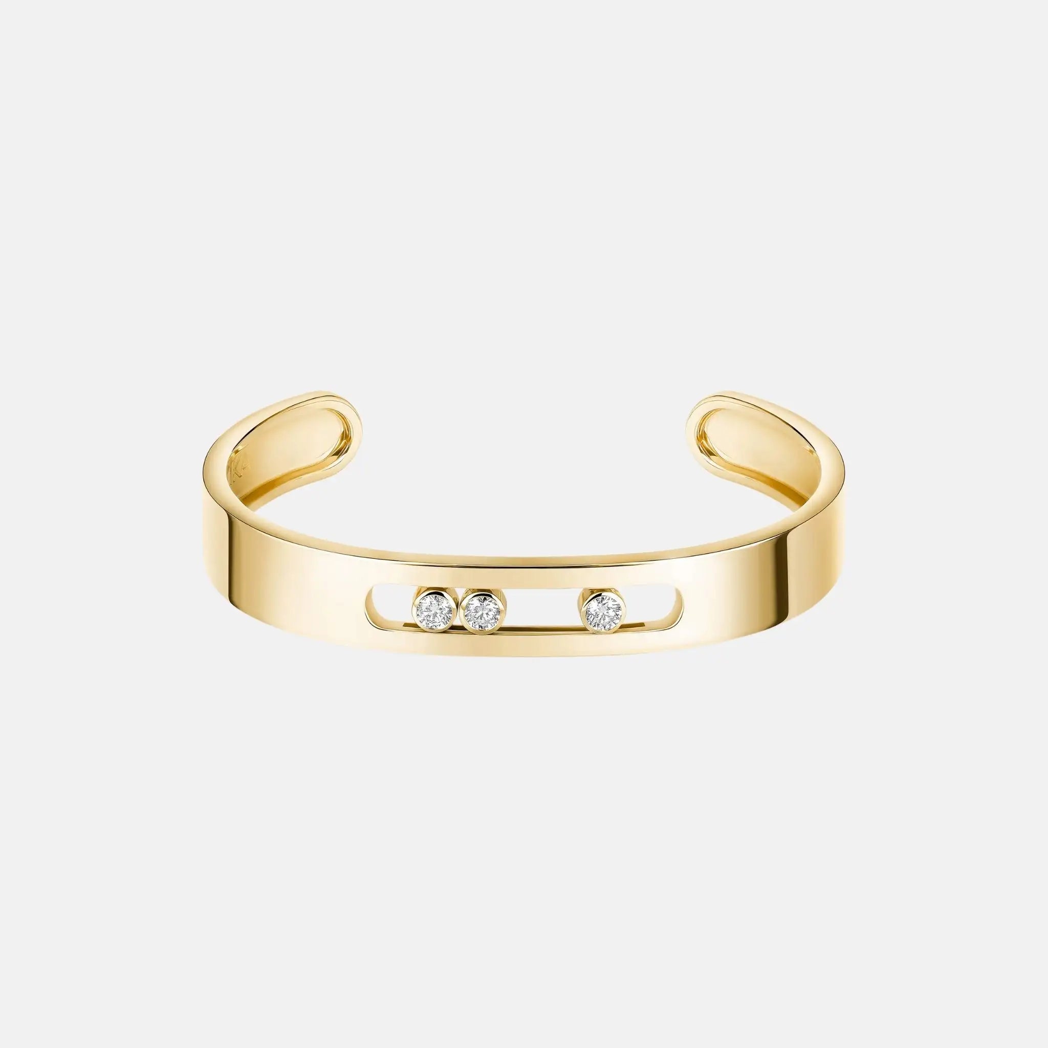 Move Joaillerie Bangle Gold Diamond Bracelet