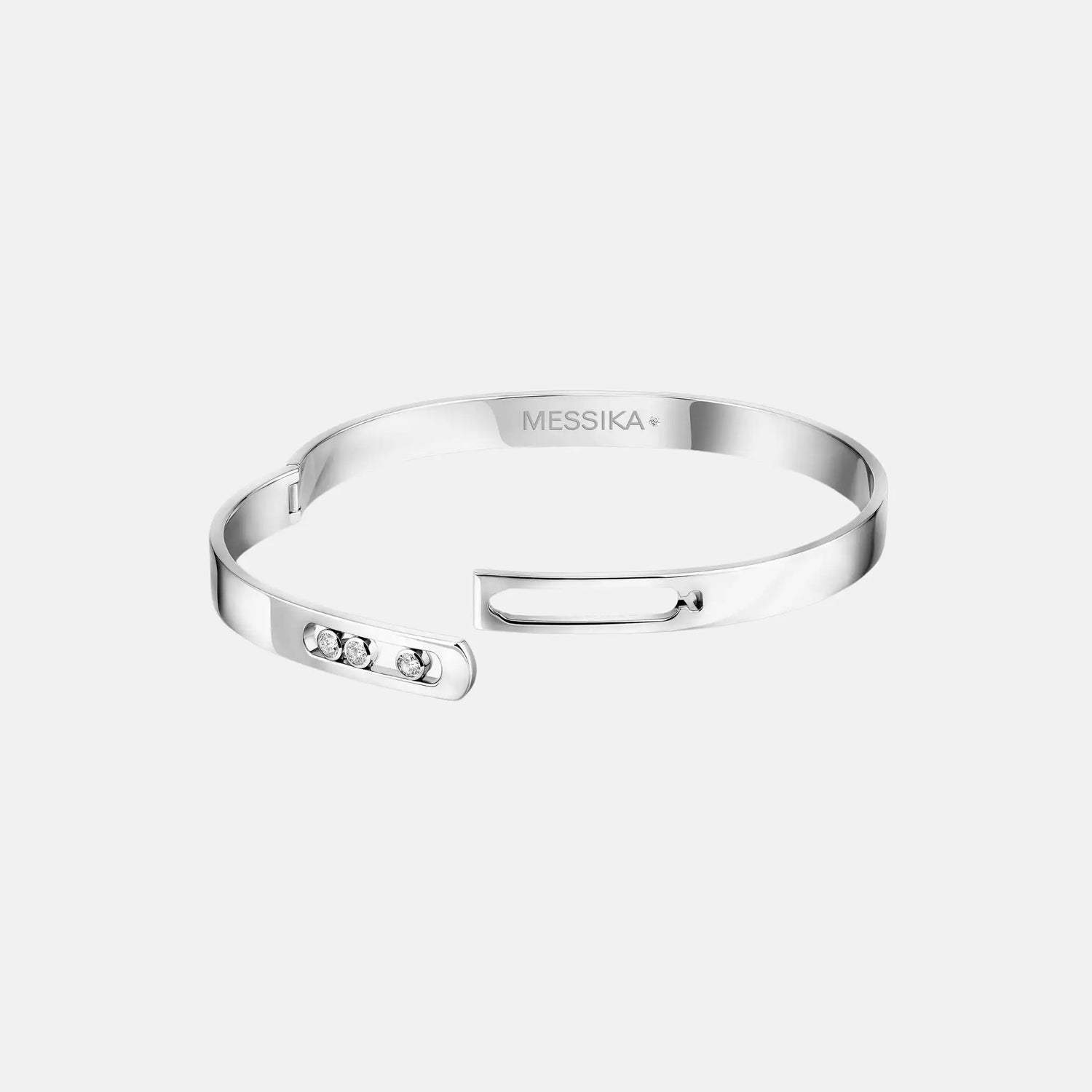 Move Noa Bangle Large Gold Diamond Bracelet