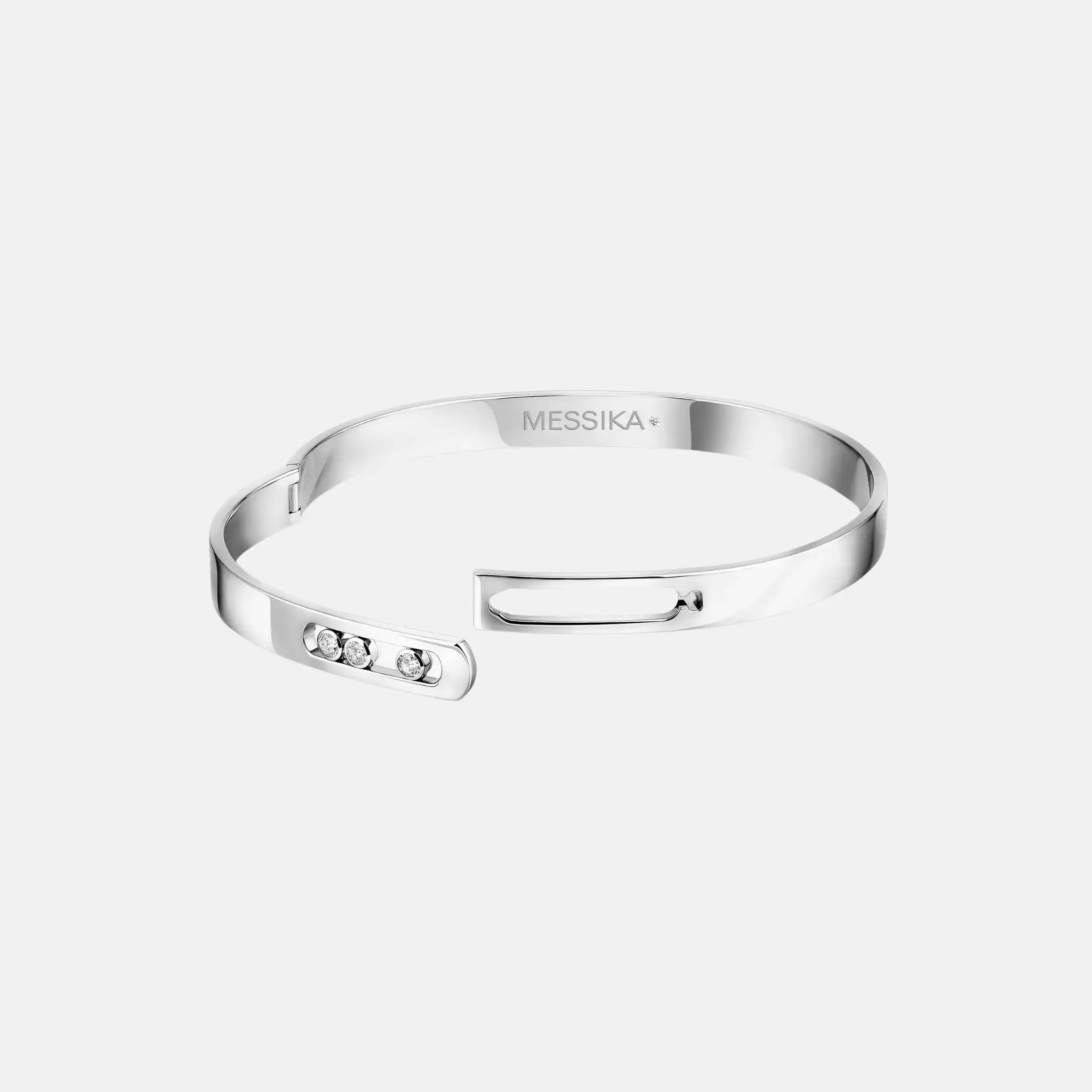 Move Noa Bangle Large Gold Diamond Bracelet