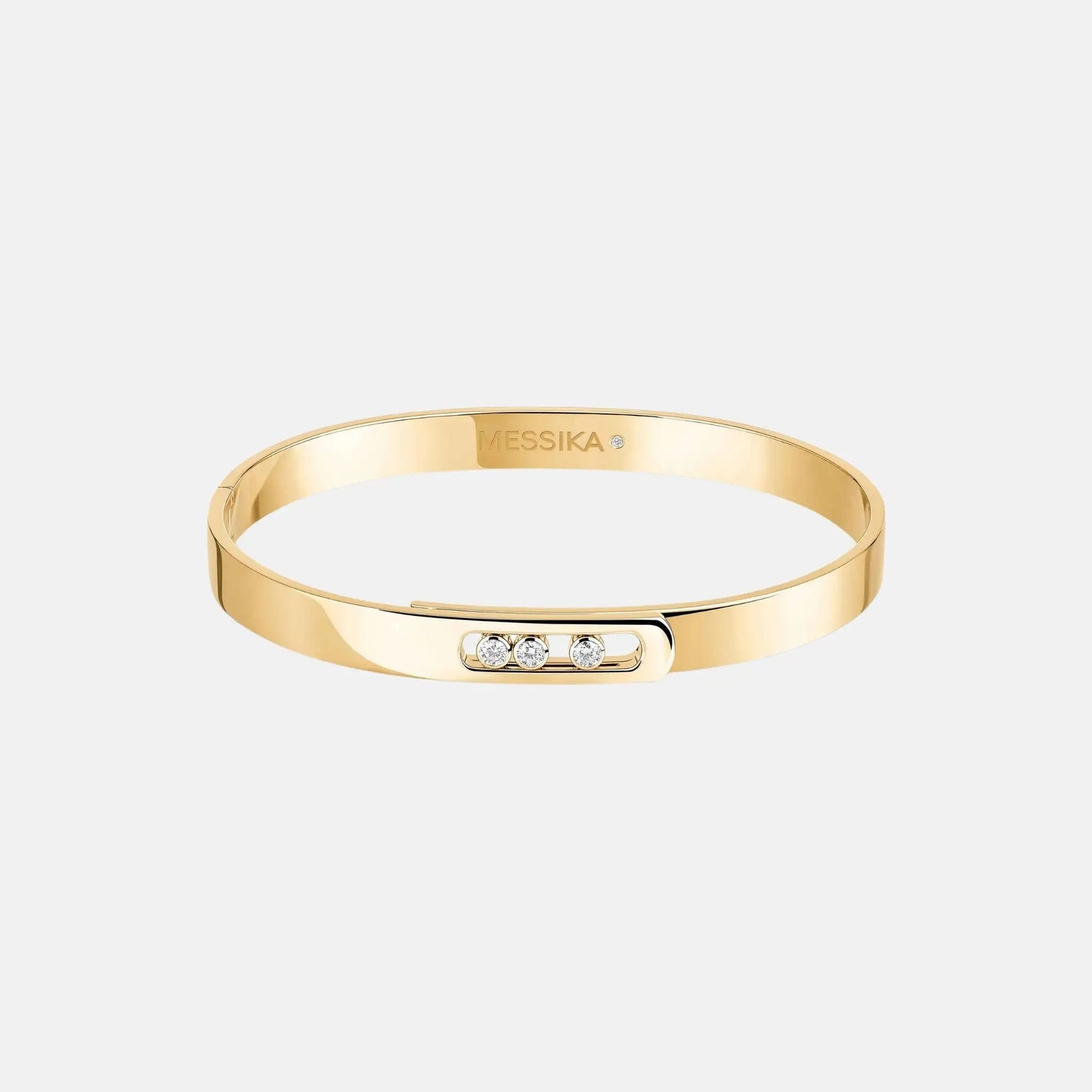 Move Noa Bangle Large Gold Diamond Bracelet