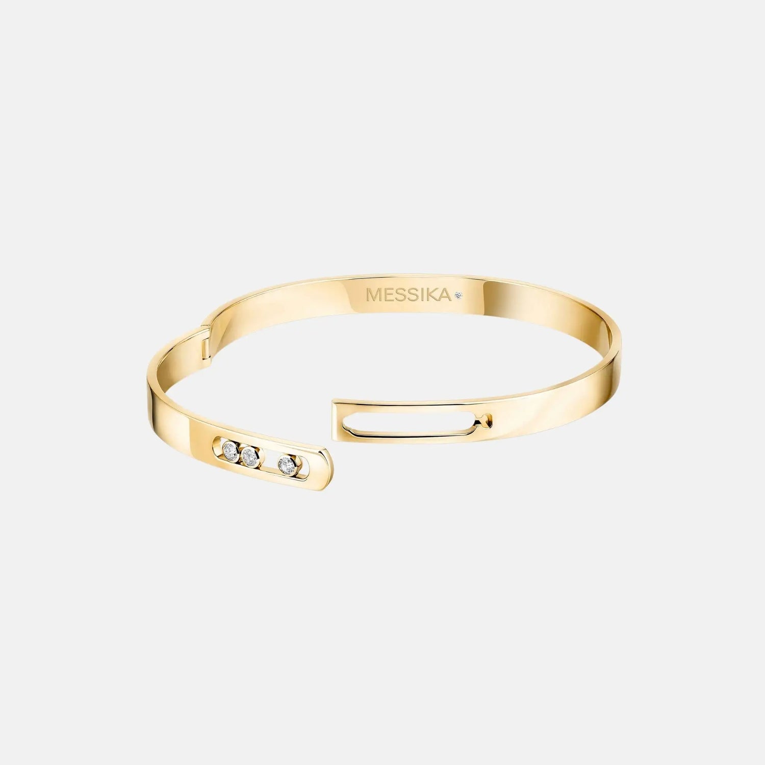Move Noa Bangle Large Gold Diamond Bracelet