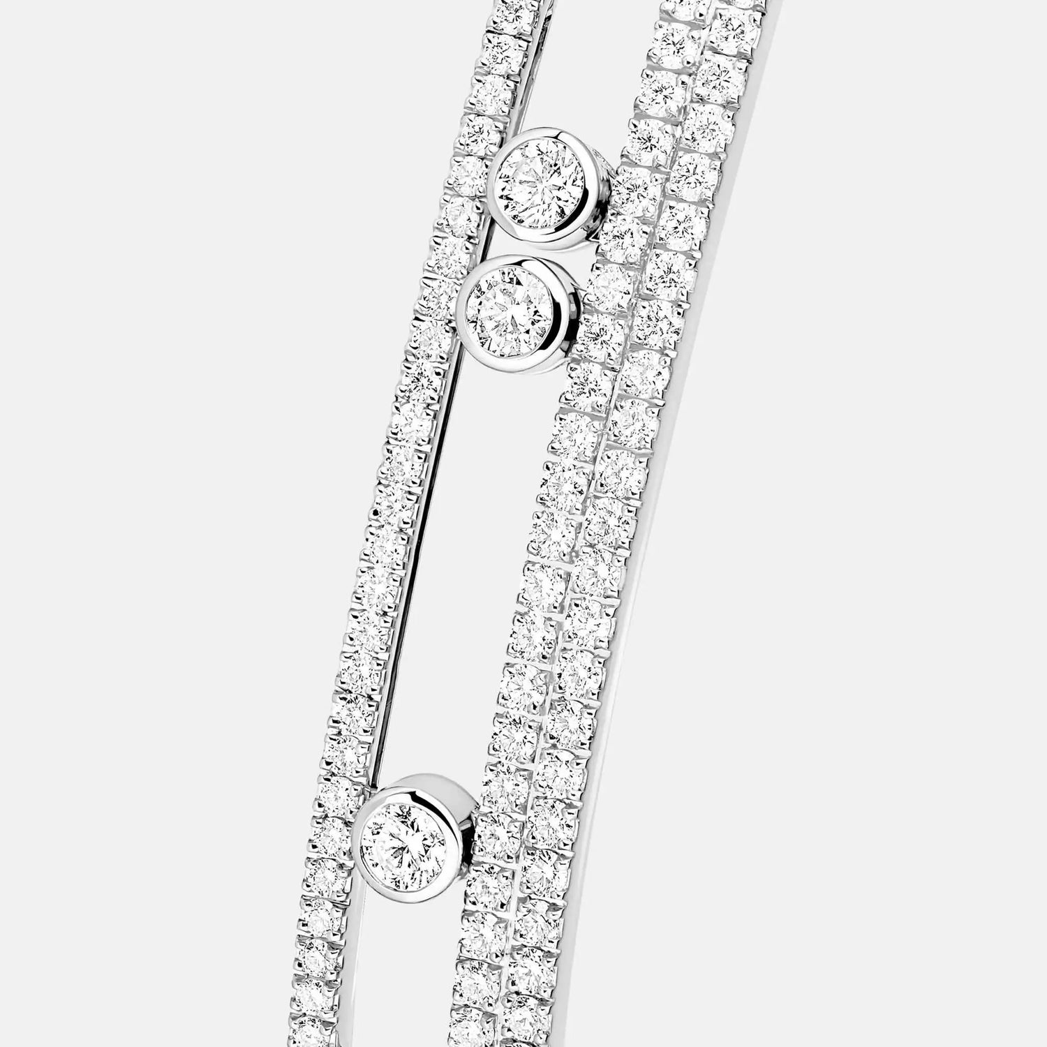 Move Romane Pave Bangle Gold Diamond Bracelet