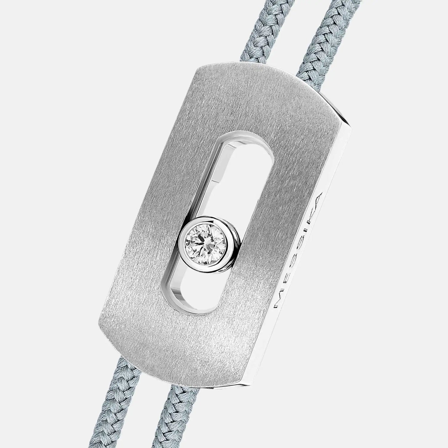 Move Titanium Natural Cord Diamond Bracelet