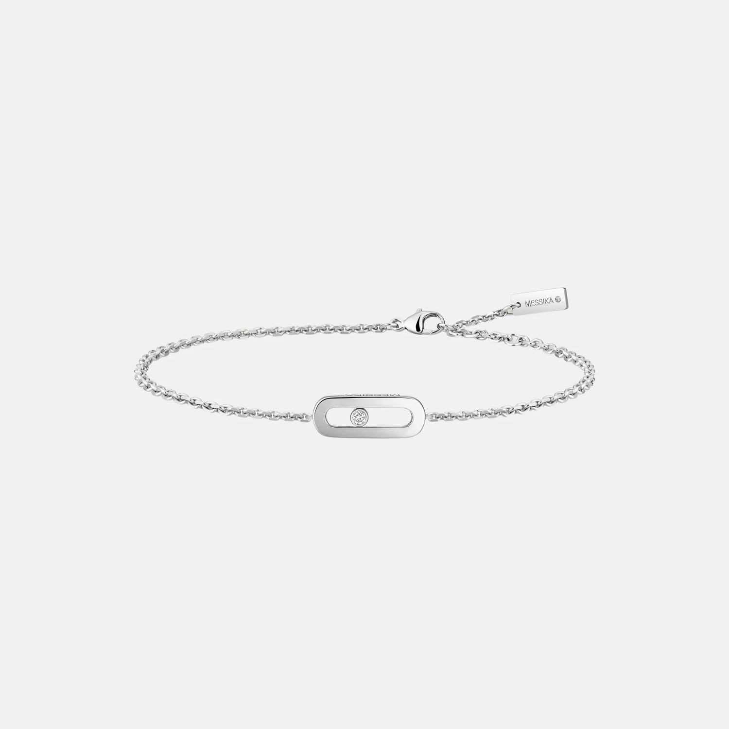 Messika Move Uno Diamond Bracelet, White Gold