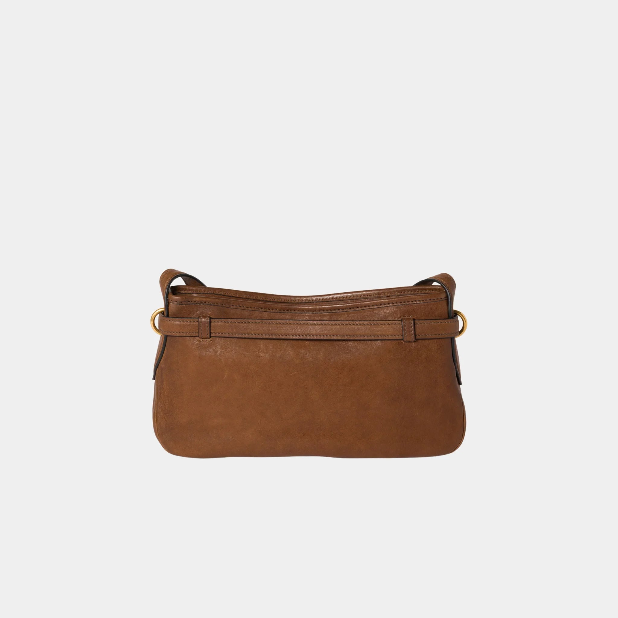 Miu Miu Aventure Nappa Leather Bag, Oak, Back