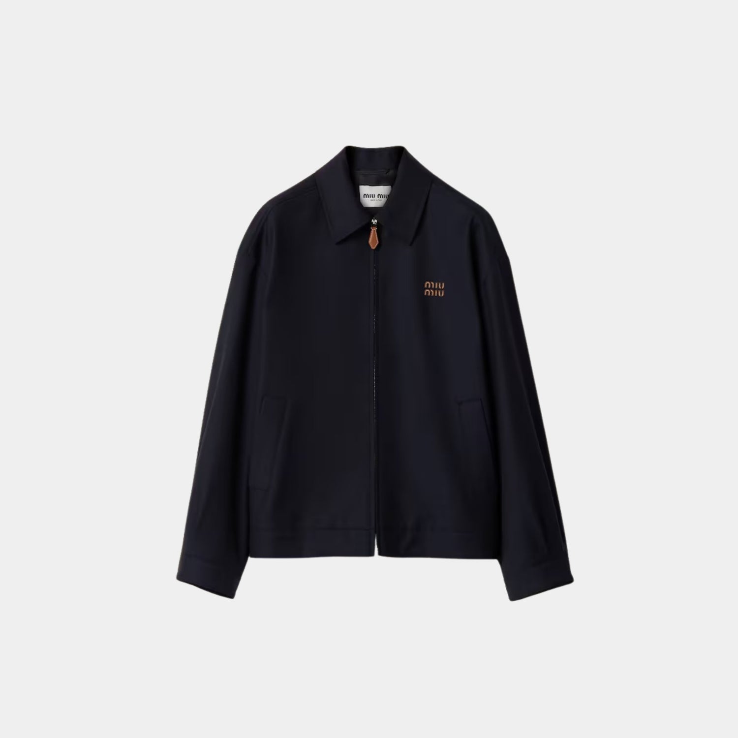 Miu Miu Batavia Blouson Straight Fit Jacket, Front