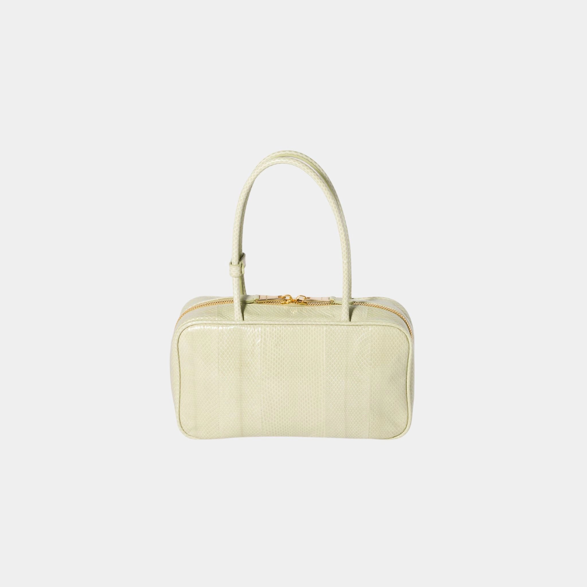 Miu Miu Beau Ayers Leather Bag, Pistachio Green, Back