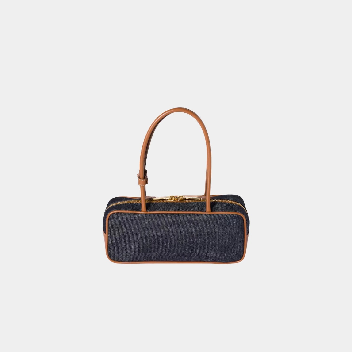 Miu Miu Beau Denim Small Bag, Blue, Brandy, Back