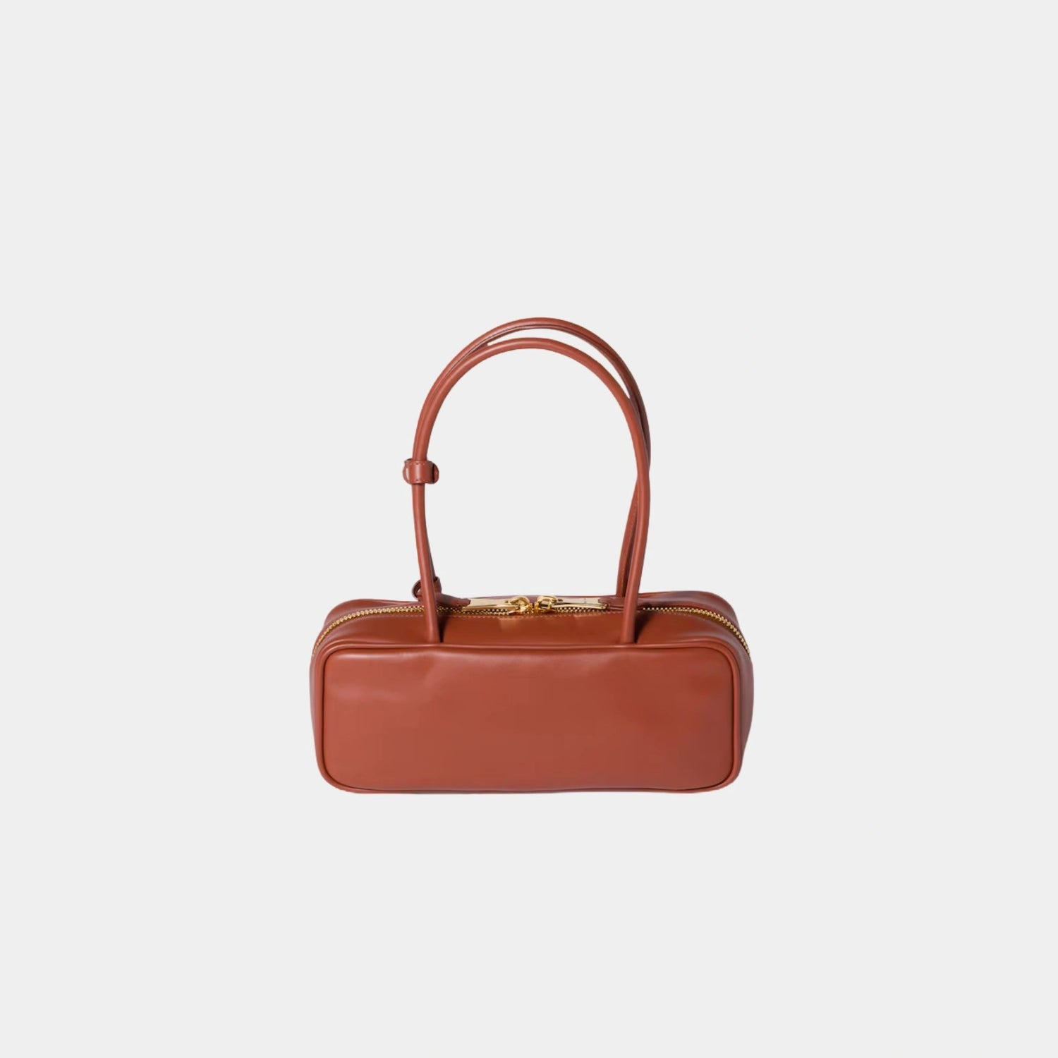 Miu Miu Beau Leather Small Bag, Rust, Back