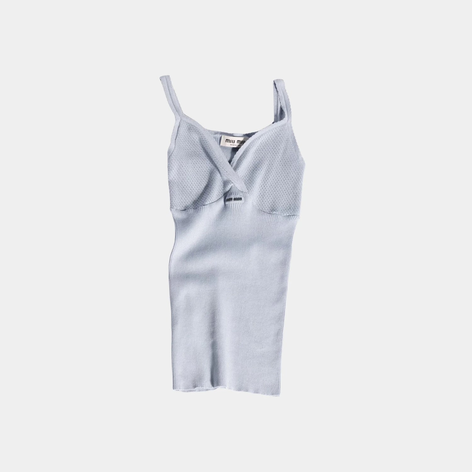 Miu Miu Cotton Knit Top, Astro