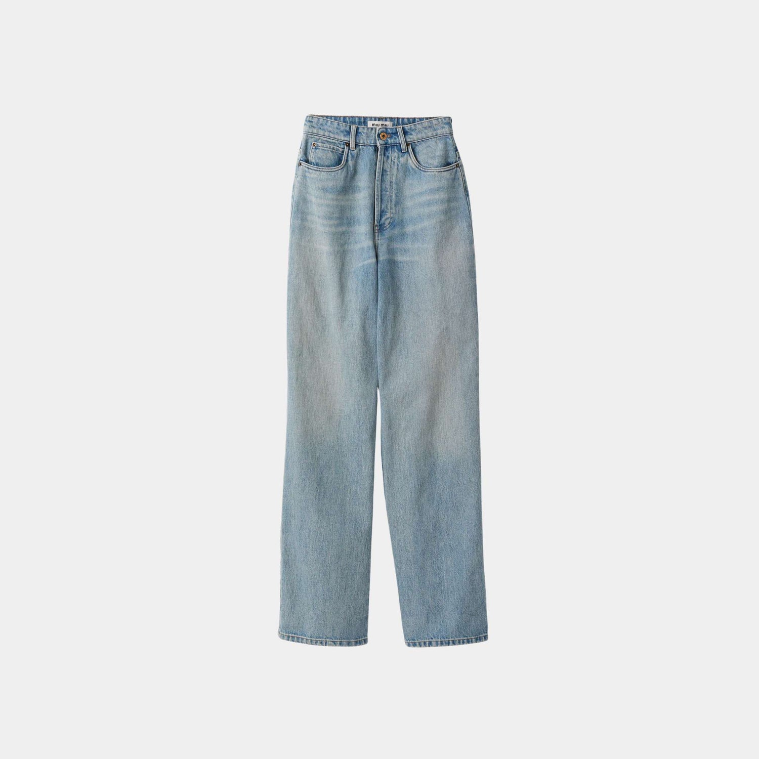 Miu Miu Denim Jeans Light Blue, Front