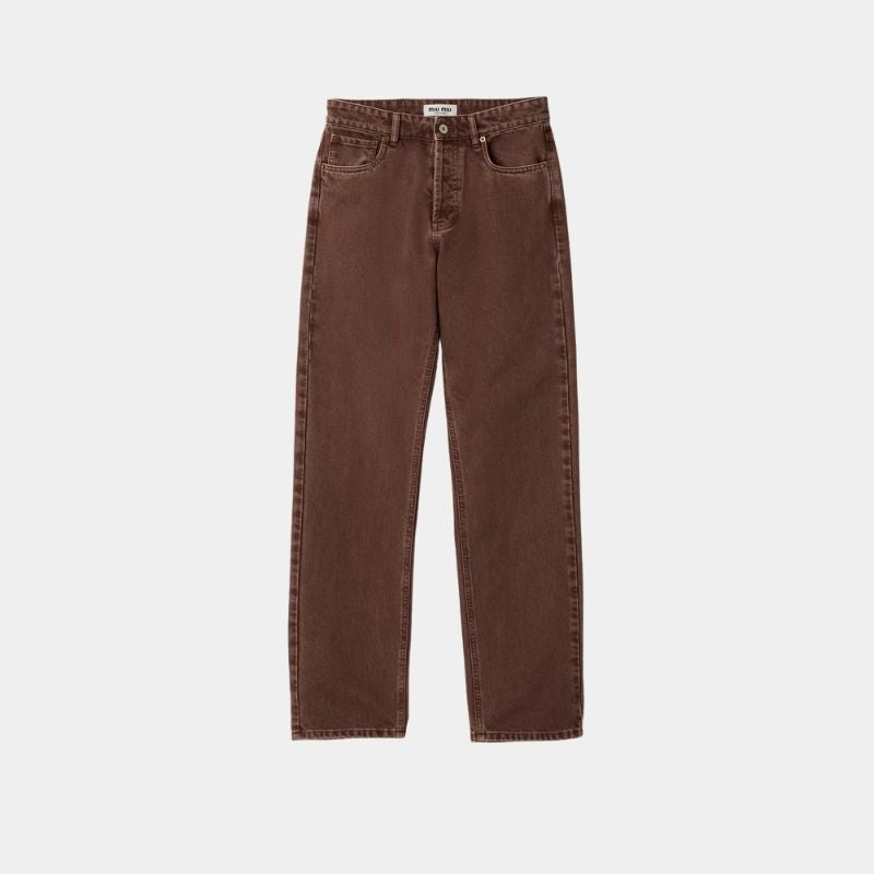 سروال Five Pocket من Bull Denim بني