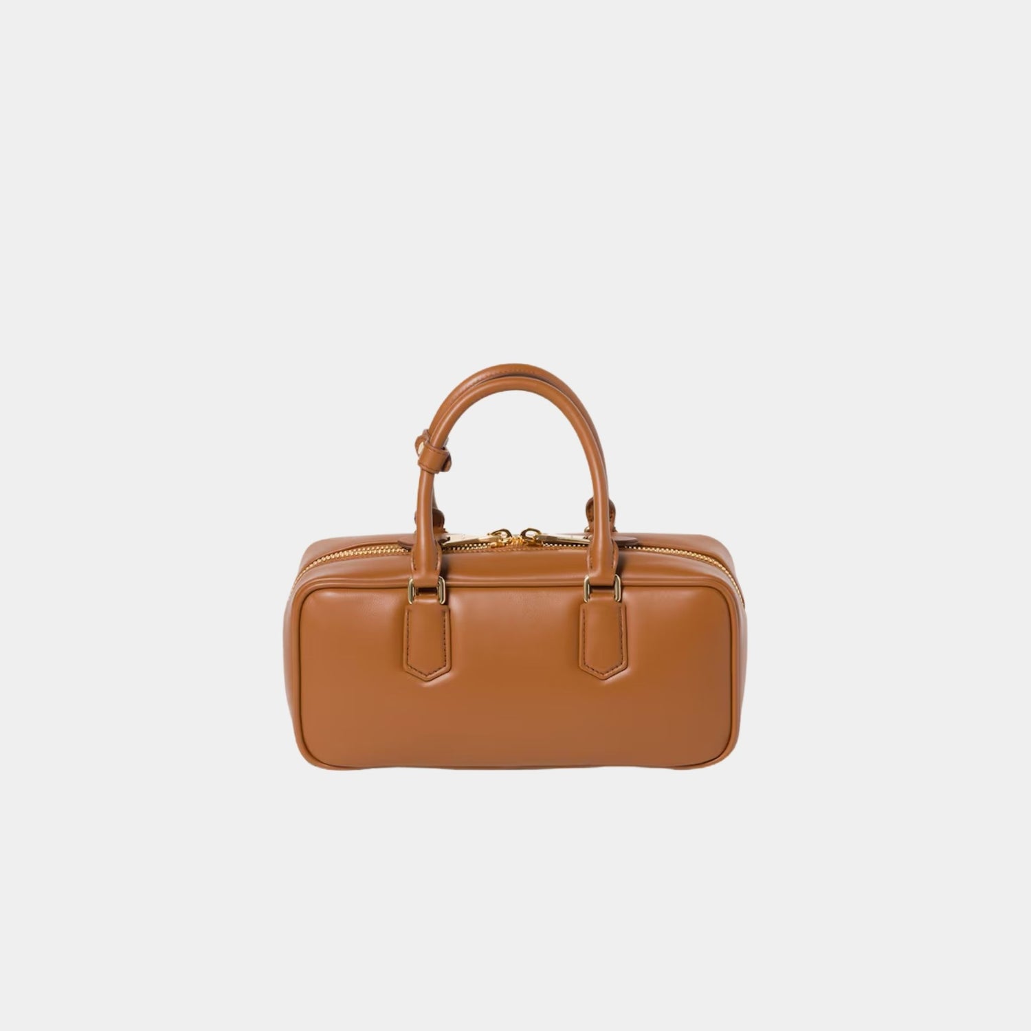 Miu Miu Large Arcadie Leather Bag, Cognac, Back