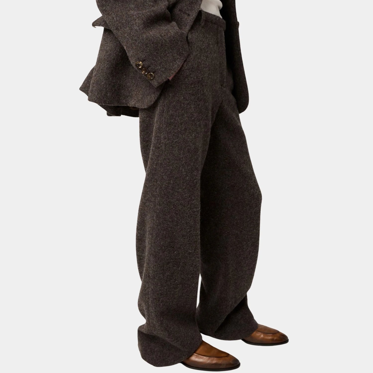 Light Shetland Wool Pants