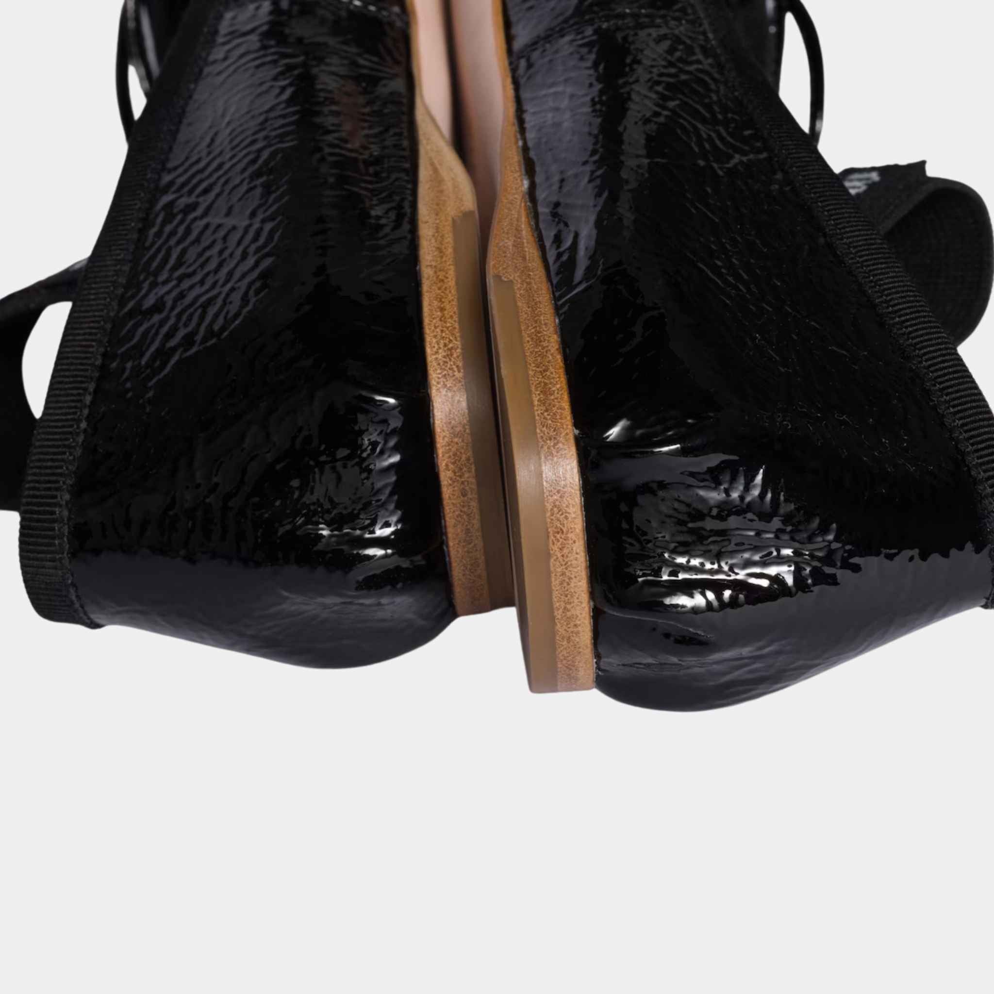 Miu Miu Naplak Leather Ballerinas, Closeup