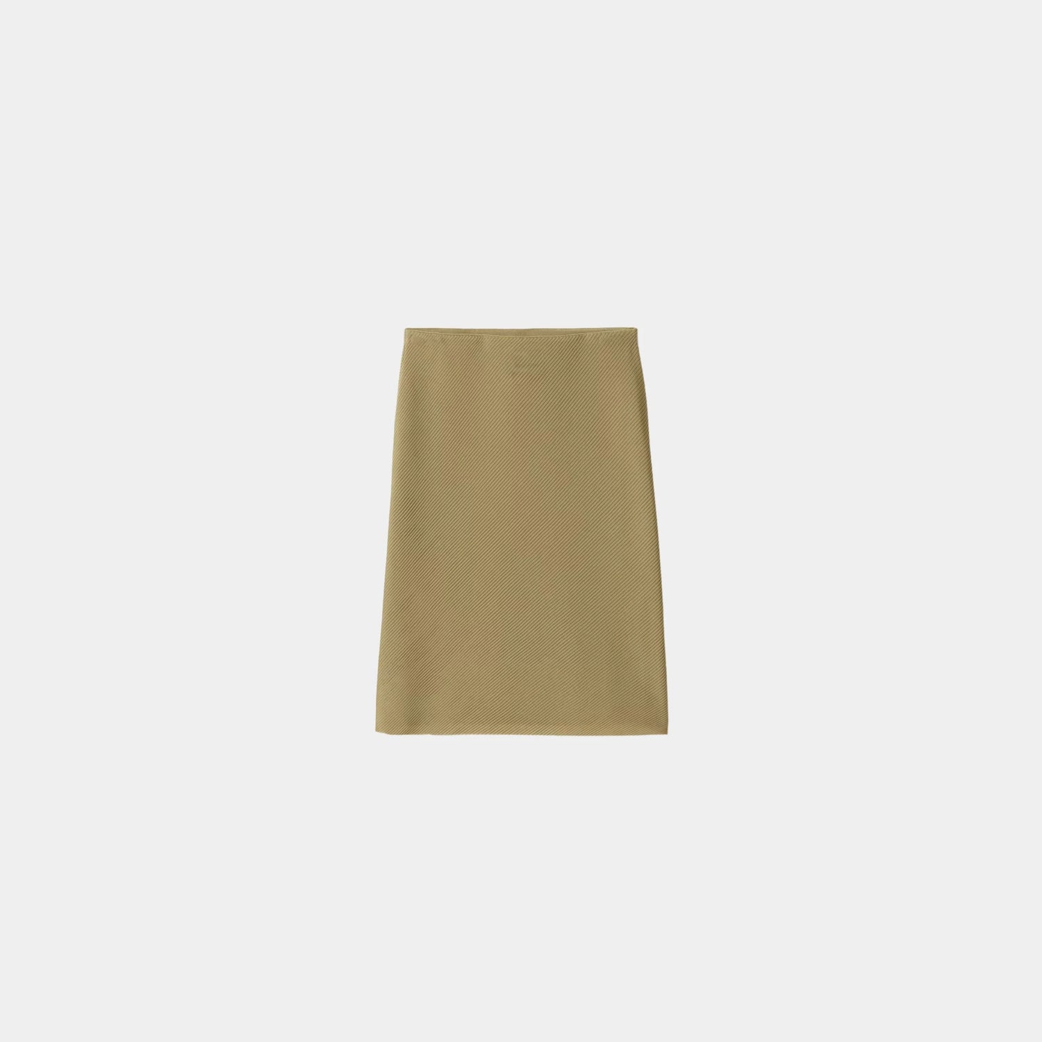 Miu Miu Silk Mid-length Skirts, Olive Green, Front
