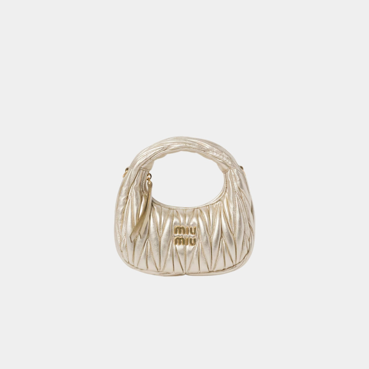حقيبة Wander Matelassé Nappa Leather Hobo Mini
