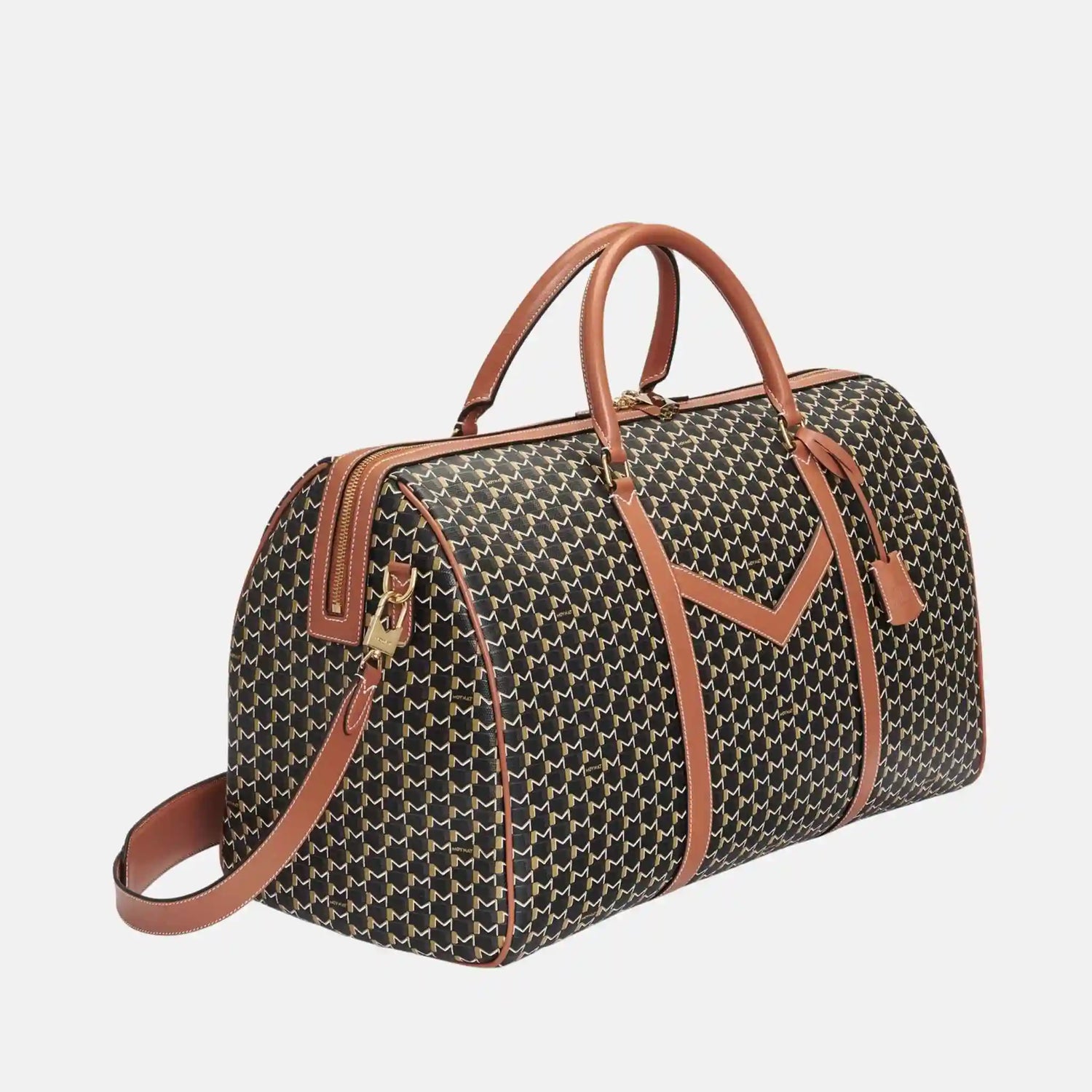 Moynat 48H Maxi M, Brown, Side