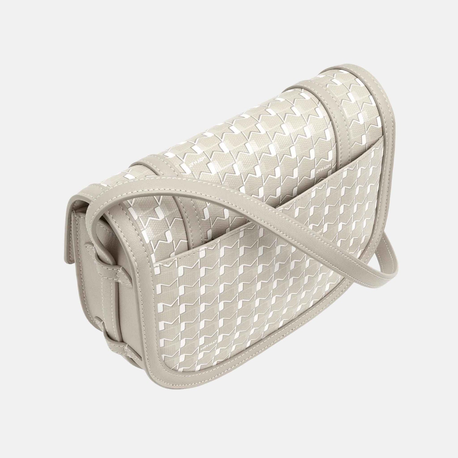 Moynat Besace Bag, Grey, Back