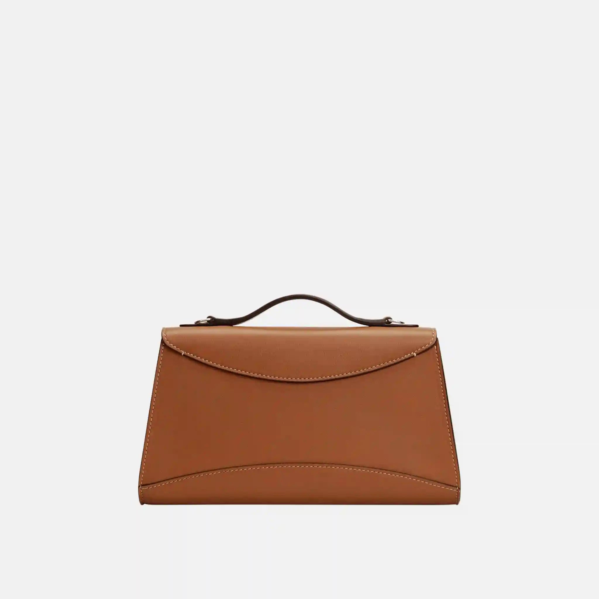 Moynat Gabrielle Clutch in Dream Calf Leather, Back