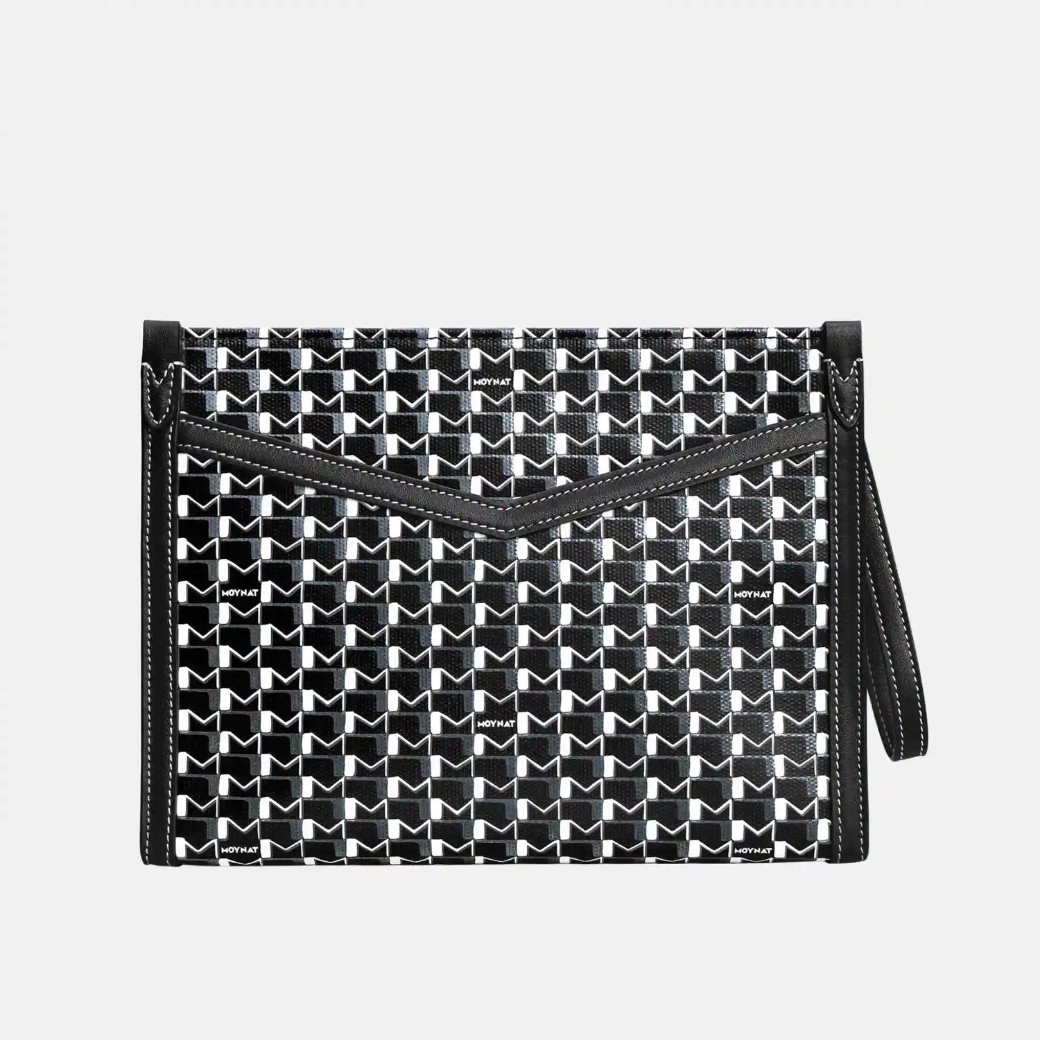 Moynat M Nomad Pouch, Black and White