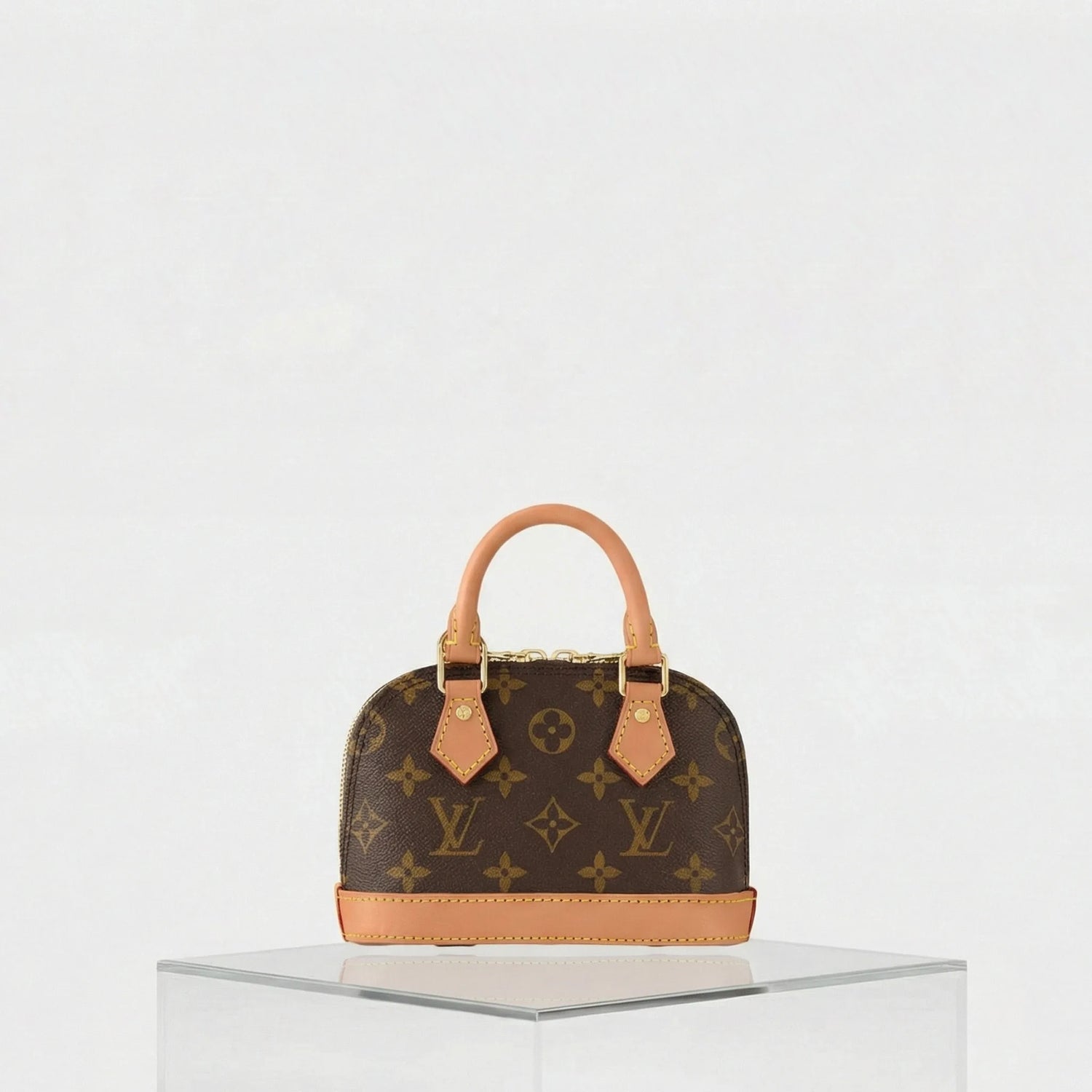 Louis Vuitton Nano Alma Handbag Signature Monogram, Back