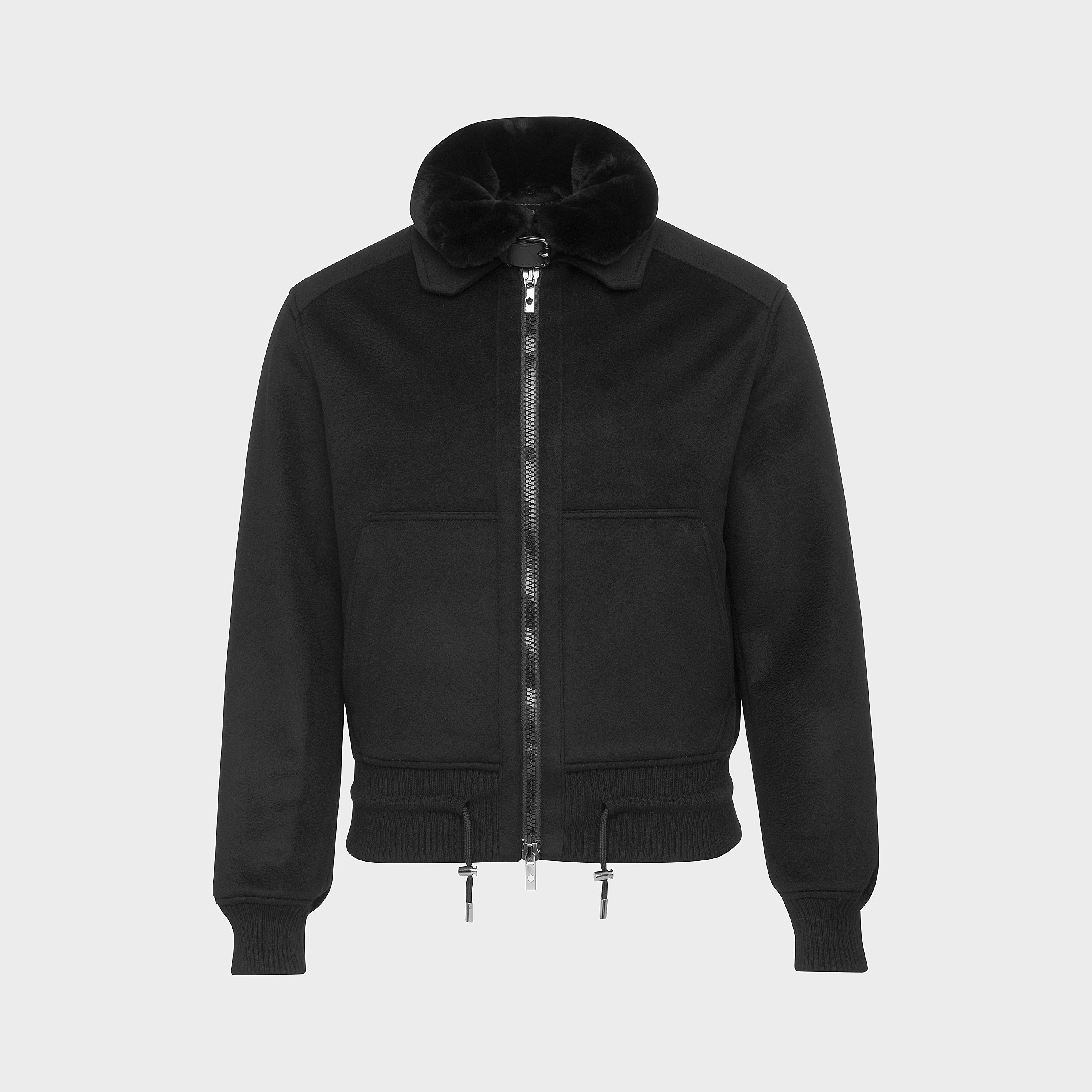 Ogier Lima Cashmere Bomber Black 