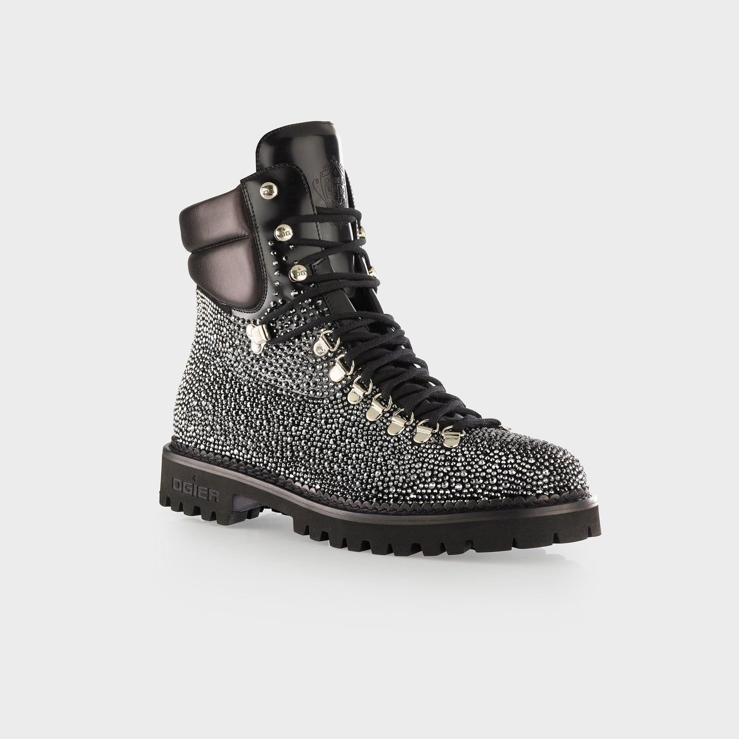 Partenkirschen Swarovski Boots Black, front