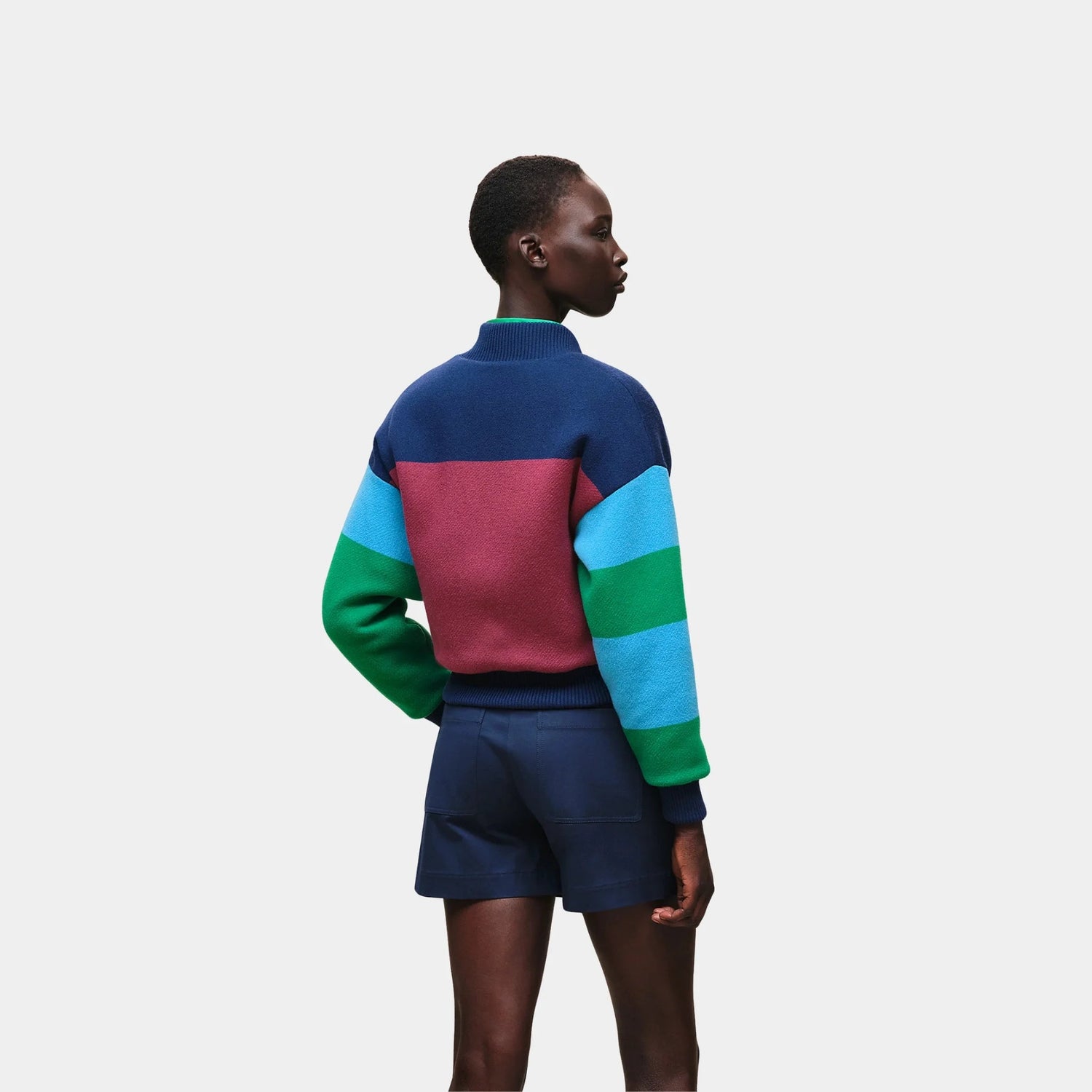 Grand Manege Quilted Varsity Jacket