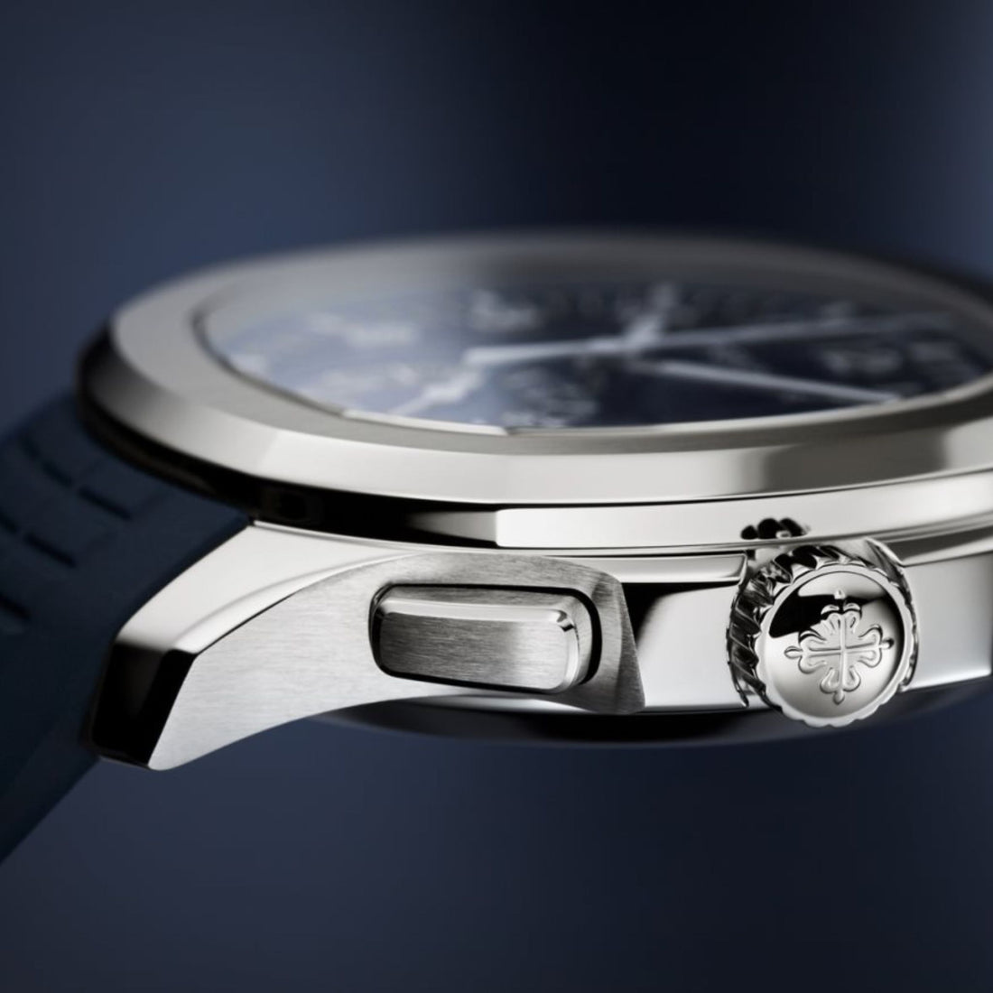 Patek Philippe Aquanaut كرونوغراف 5968G-001، أزرق، جانبي
