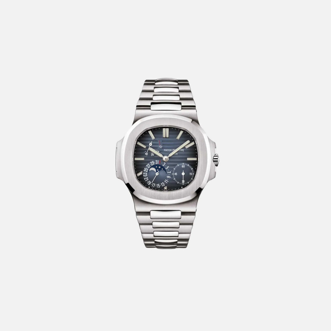 Patek Philippe Nautilus Automatic Winding Moon Phase 40mm Blue Dial 5712/1A-001, Front