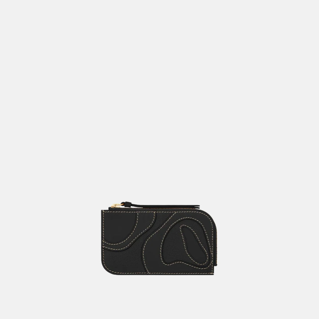 Polene Atla Card Holder Duo Edition, Black