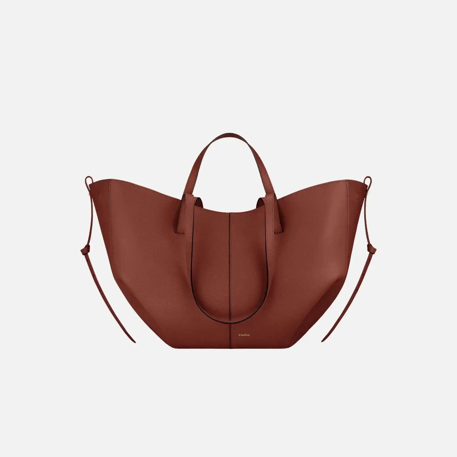 Polene Cyme Handbag, RedClay
