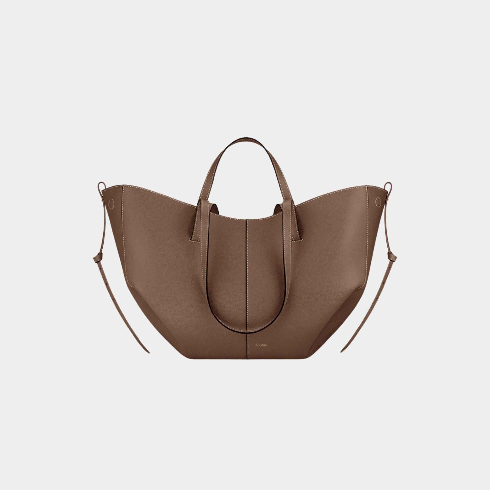 Polene Cyme Handbag, Root, Front View