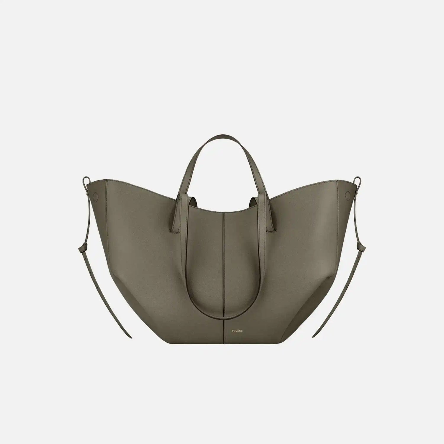 Polene Cyme Handbag, Smoky Green
