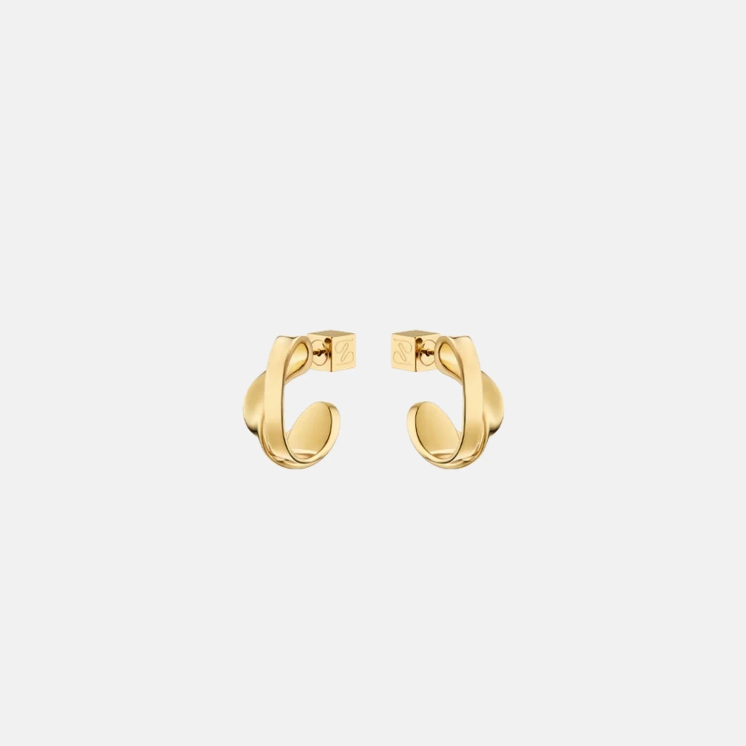 Polene Eole Curled Earrings Gilded Edition, Side