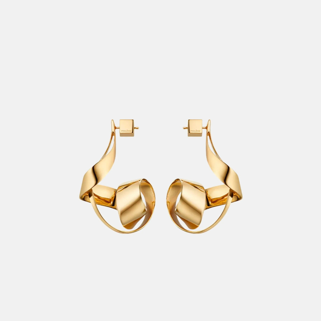 Polene Eole Spiral Earrings Gilded Edition